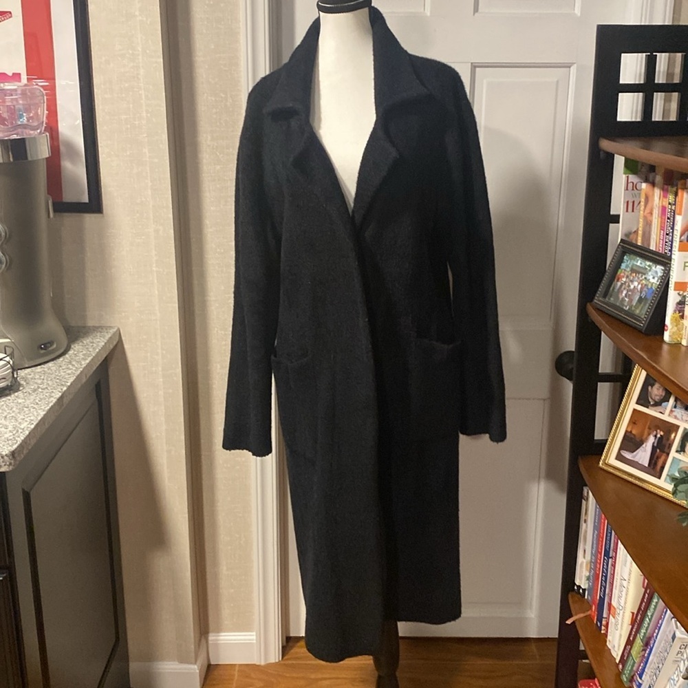 DG2 Fuzzy Sweater Knit Coat - Picture 2 of 5